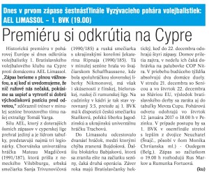16.12.2016 - denník šport pred cyprom